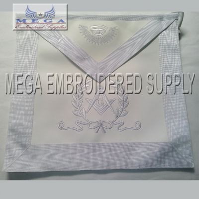 Masonic Regalia Master Apron - White