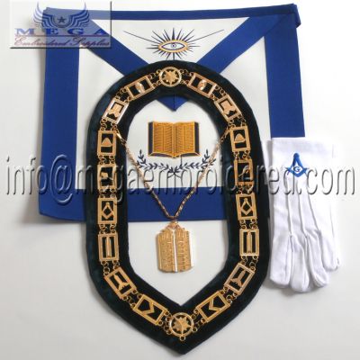 Blue lodge Officer Apron - Registrar