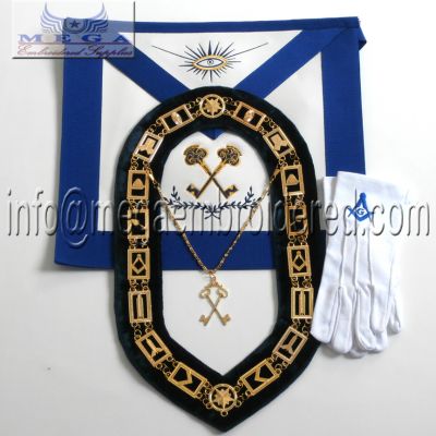 Masonic Regalia officer Apron - Blue lodge