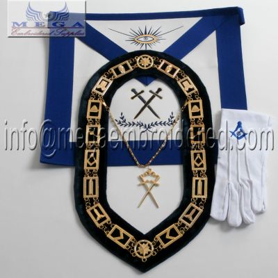 Masonic Blue lodge Officer Apron