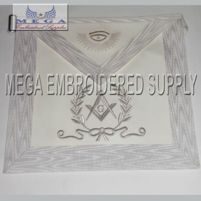 Masonic Master Apron - Mylar wire threads