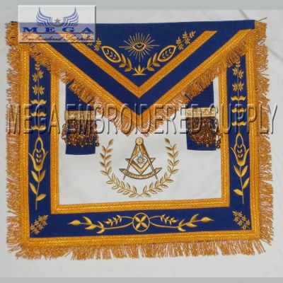 Grand Lodge Past Master Apron - Blue