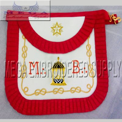 Masonic French rite Master Apron - Traditional