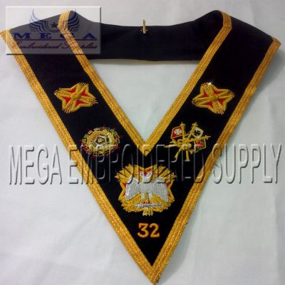 32nd degree Scottish rite regalia collar
