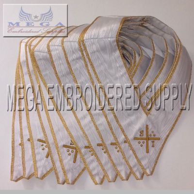 French rite Traditional collar - WHITE